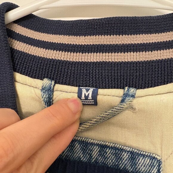 North Bay LTD Vintage Imperial Palace Las Vegas Denim Bomber Jacket - Picture 5 of 10